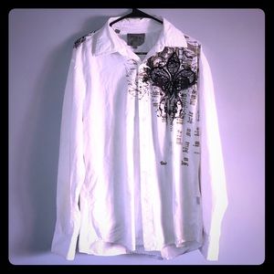 Men’s button up collared shirt!